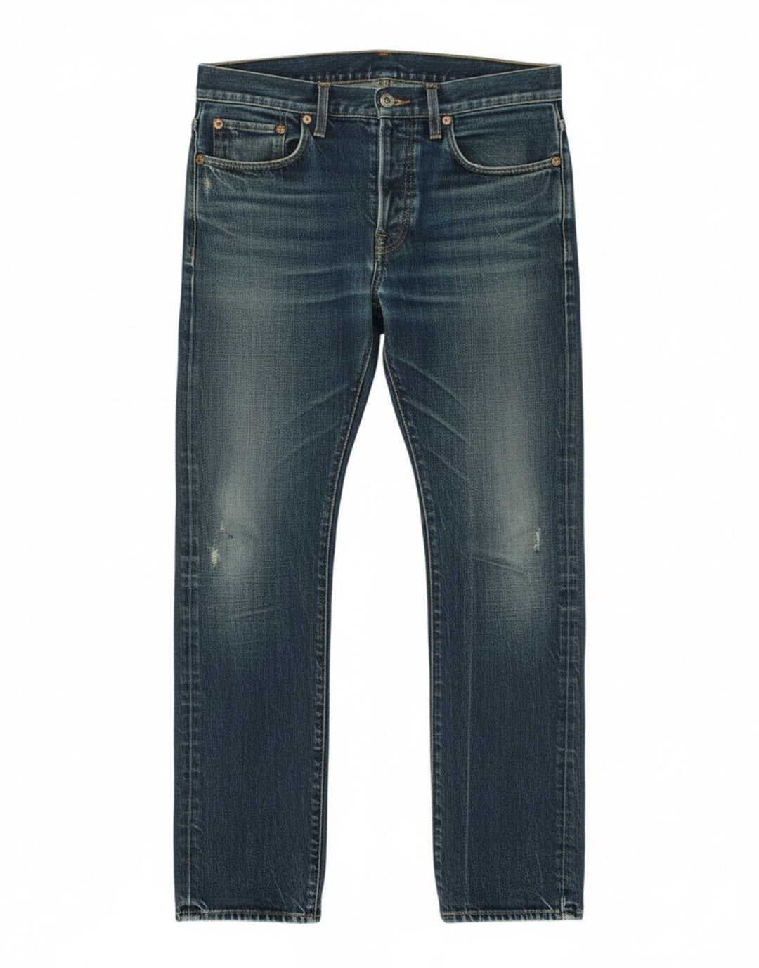 G-Star Herren Distressed Slim Jeans W33 L34 Blaue Baumwolle