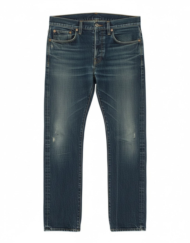 G-Star Herren Distressed Slim Jeans W33 L34 Blaue Baumwolle
