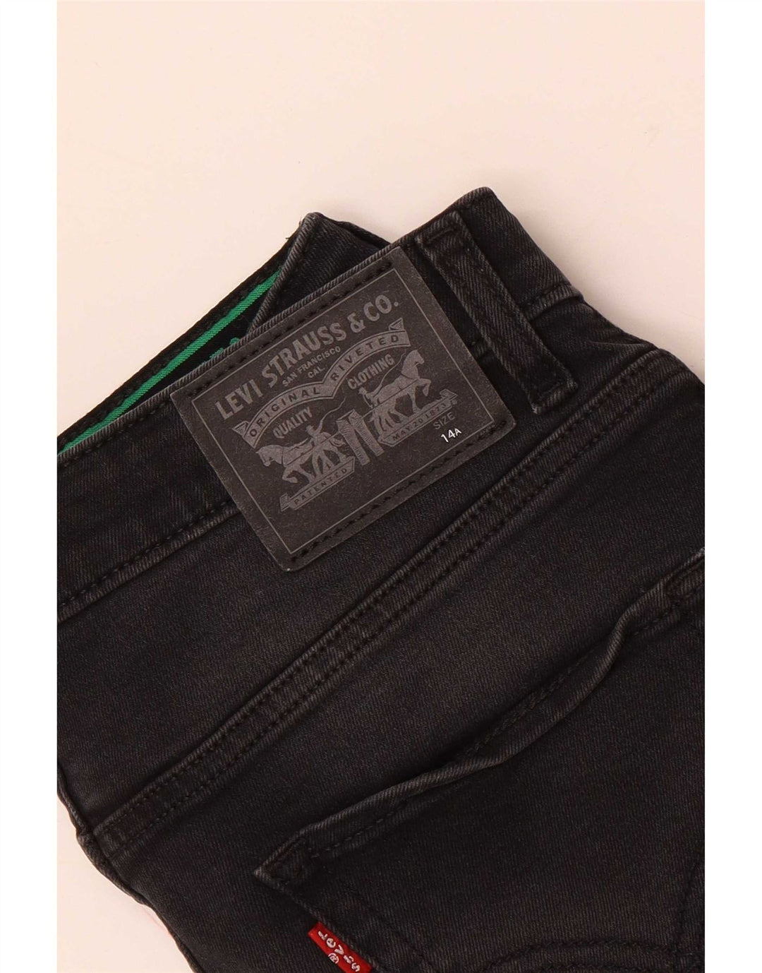 Levi's Jungen Slim Jeans 13–14 Jahre W26 L30 Schwarz