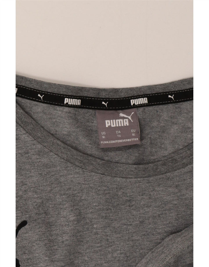 PUMA Herren T-Shirt Top XL Grau meliert