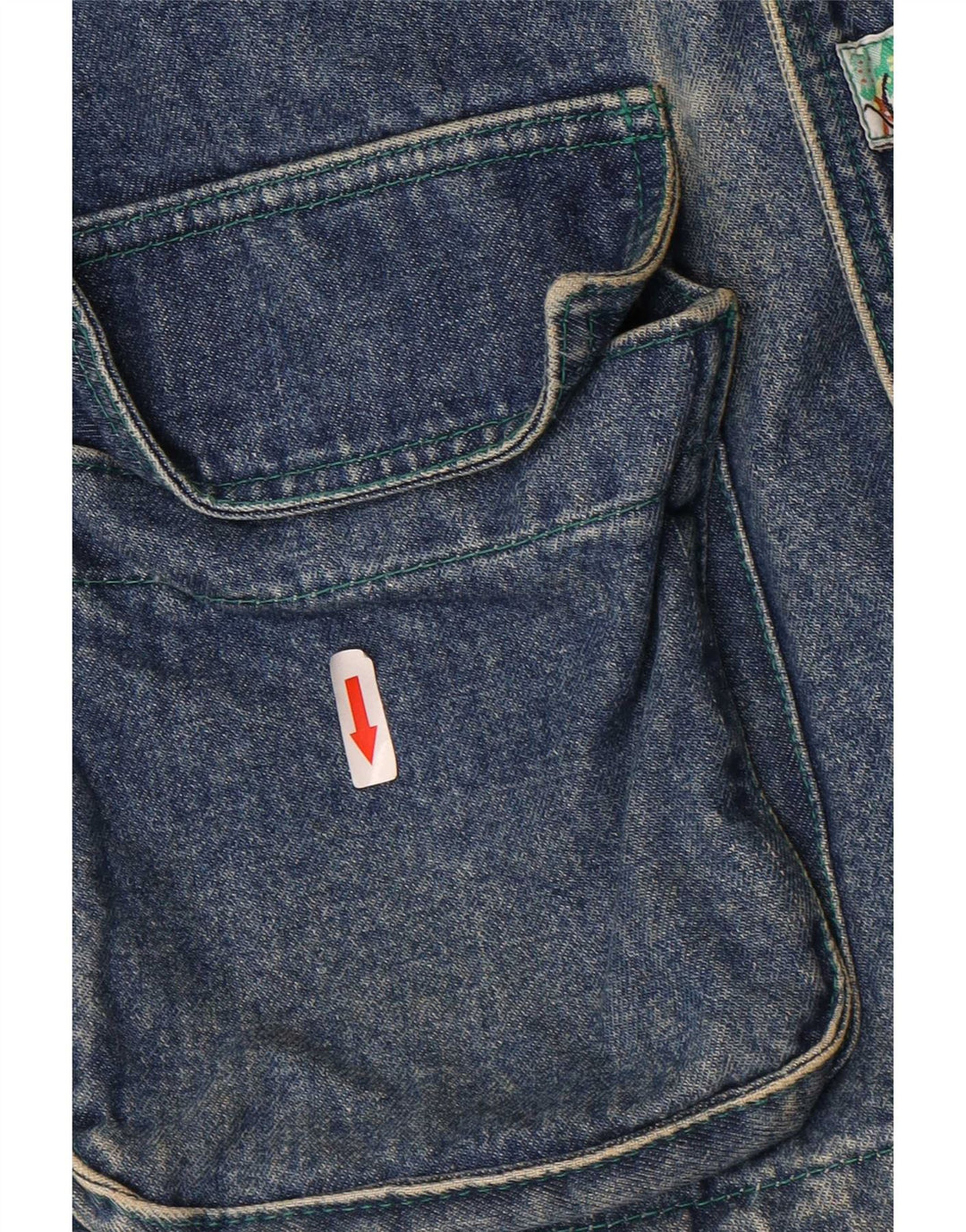 Vitamina Herren Jeansmantel UK 40 Große blaue Baumwolle
