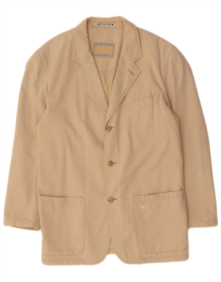 Camel Active Herren-Blazer mit 3 Knöpfen, UK 38, Mittelbeige
