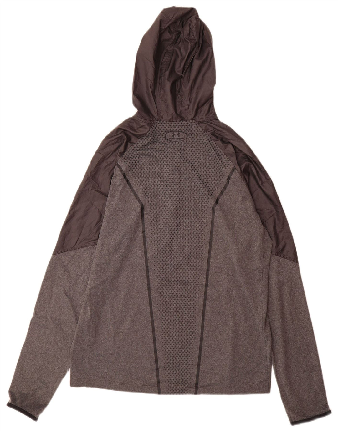 Under Armour Herren-Trainingsanzug mit Kapuzenpullover, groß, Grau, Farbblock