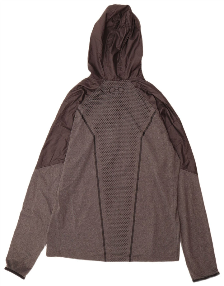 Under Armour Herren-Trainingsanzug mit Kapuzenpullover, groß, Grau, Farbblock
