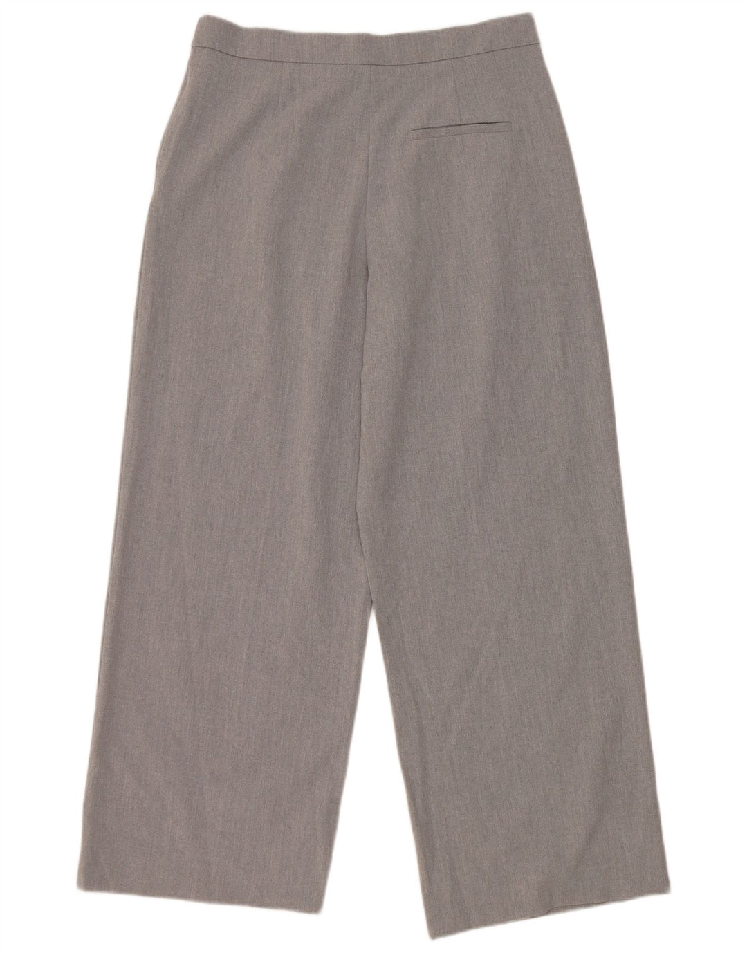 ZARA Damen Chino-Hose mit Pegged, mittelgroß, W30, L28, grau, Polyester