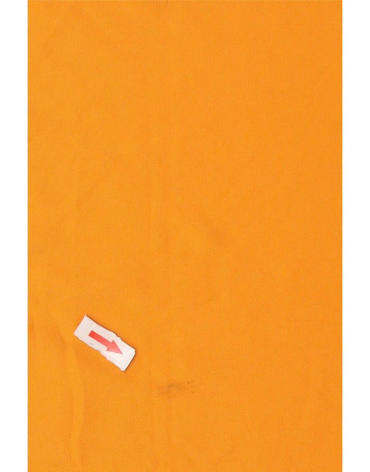Under Armour Herren-Poloshirt, großes orangefarbenes Polyester
