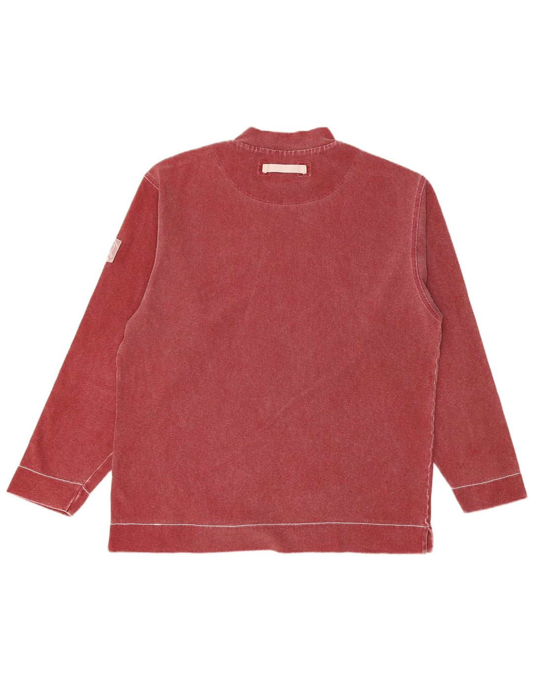 Murphy & Nye Herren-Sweatshirt mit Grafik „Sailmakers“, Größe L, aus roter Baumwolle