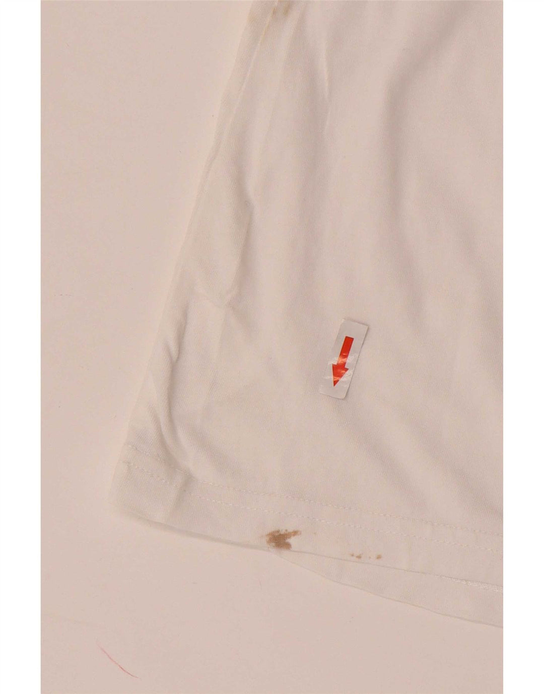 Champion Damen Grafik-T-Shirt-Oberteil UK 12 Medium Weiß