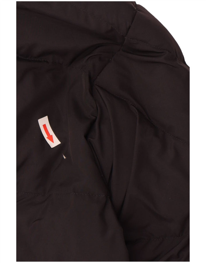 Sergio Tacchini Herren-Jacke mit Kapuze, gepolstert, UK 40, Größe L, Schwarz, Polyester