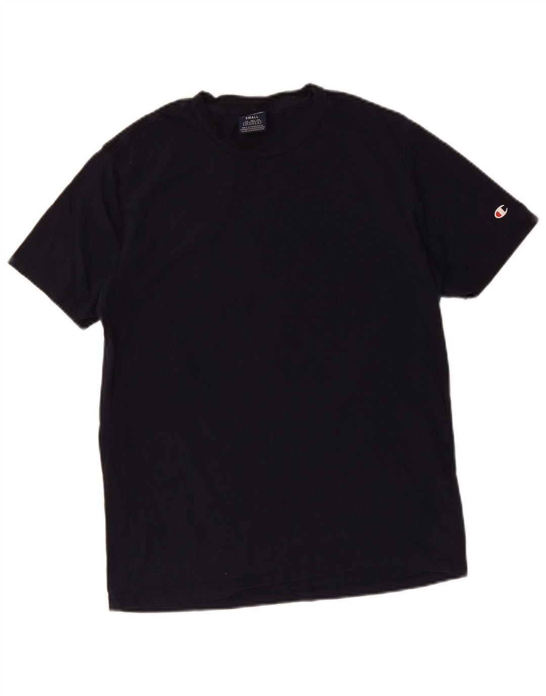CHAMPION Herren T-Shirt Top Small Marineblau Baumwolle