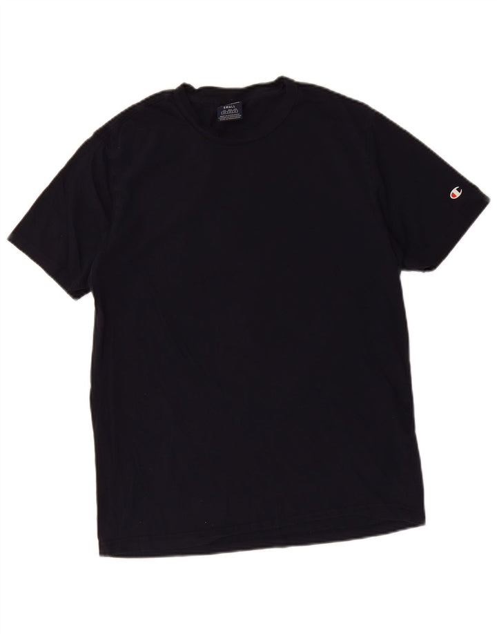 CHAMPION Herren T-Shirt Top Small Marineblau Baumwolle