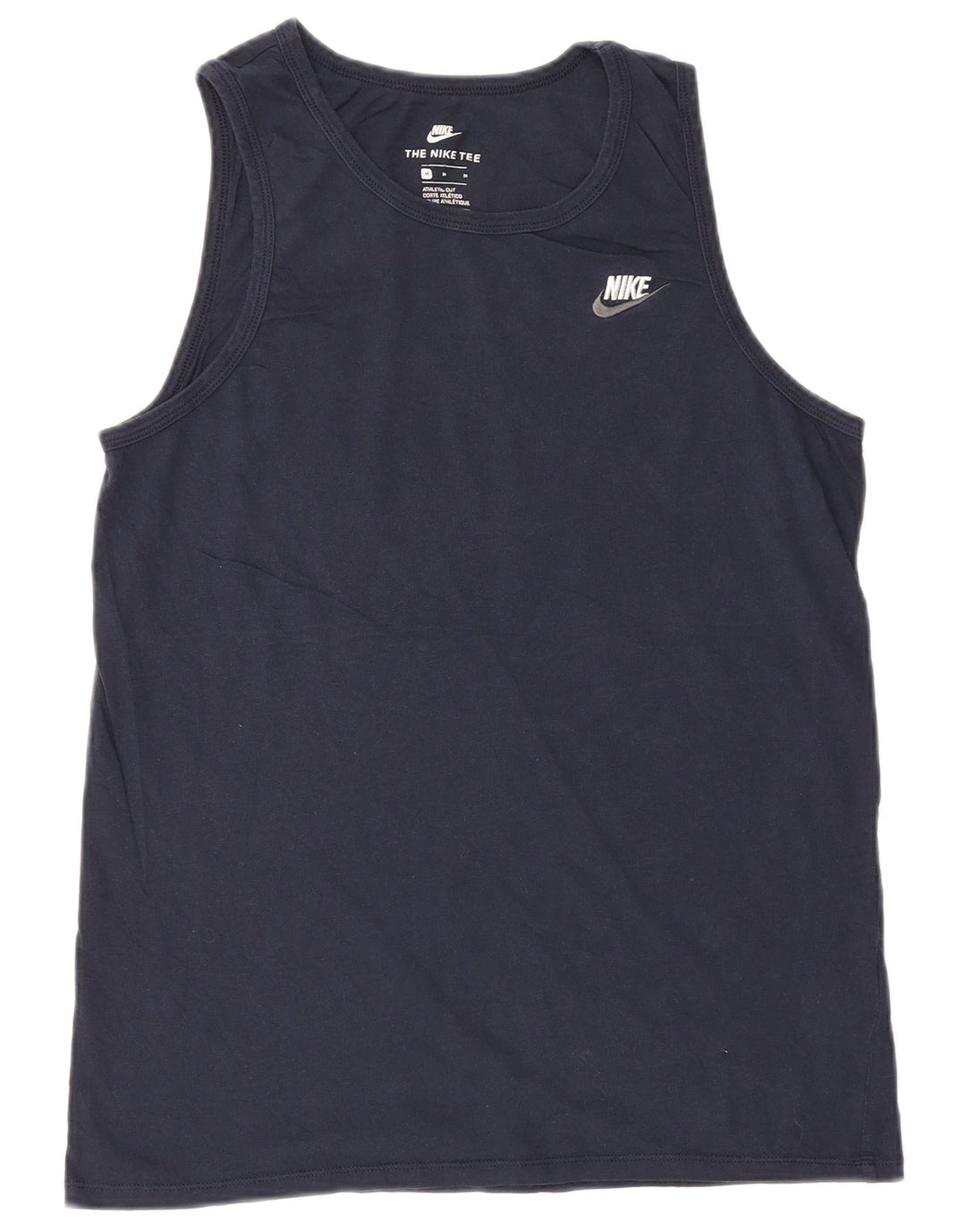 Nike Herren-Weste mit athletischem Schnitt, mittelgroß, marineblau, Baumwolle