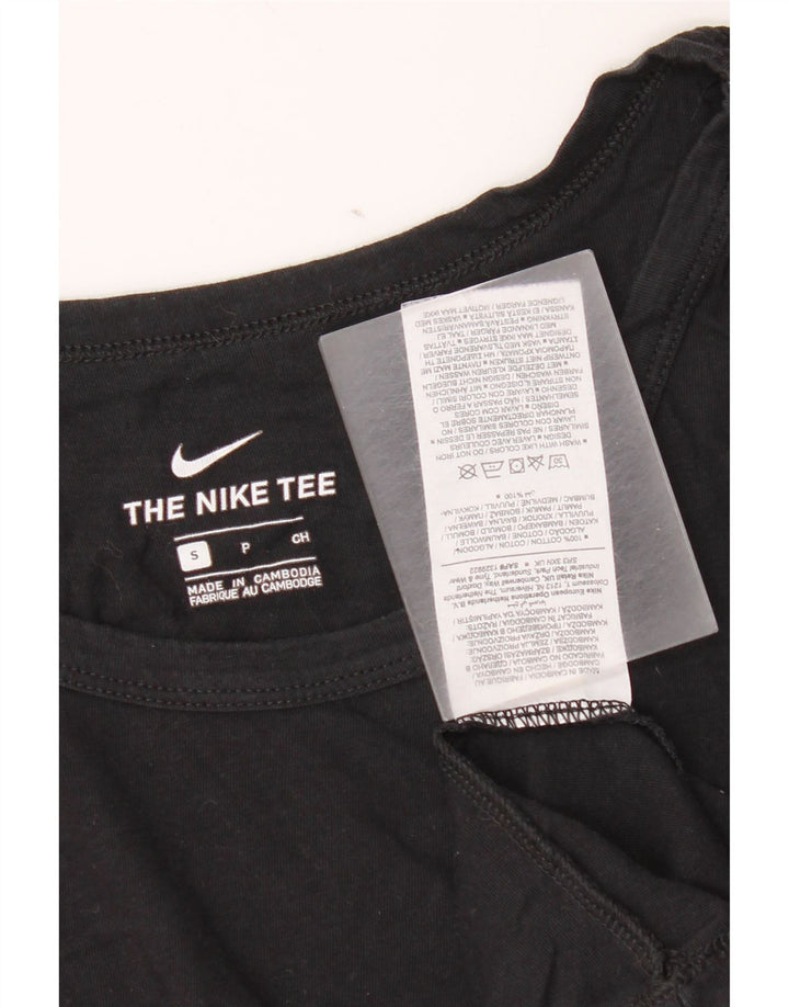 Nike Herren-Weste, Oberteil, Größe S, Schwarz, Baumwolle