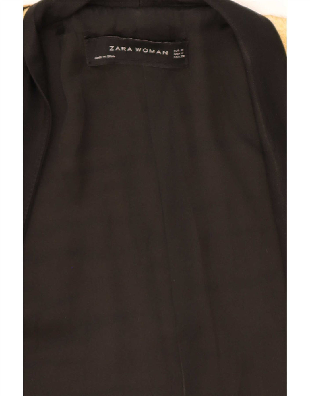 Offene Blazerjacke für Damen von Zara, UK 14, Mittelbraun mit Tiermuster