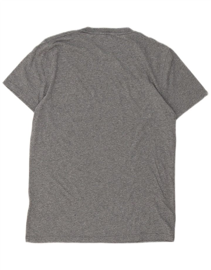 Hollister Herren T-Shirt Top Small Grau meliert