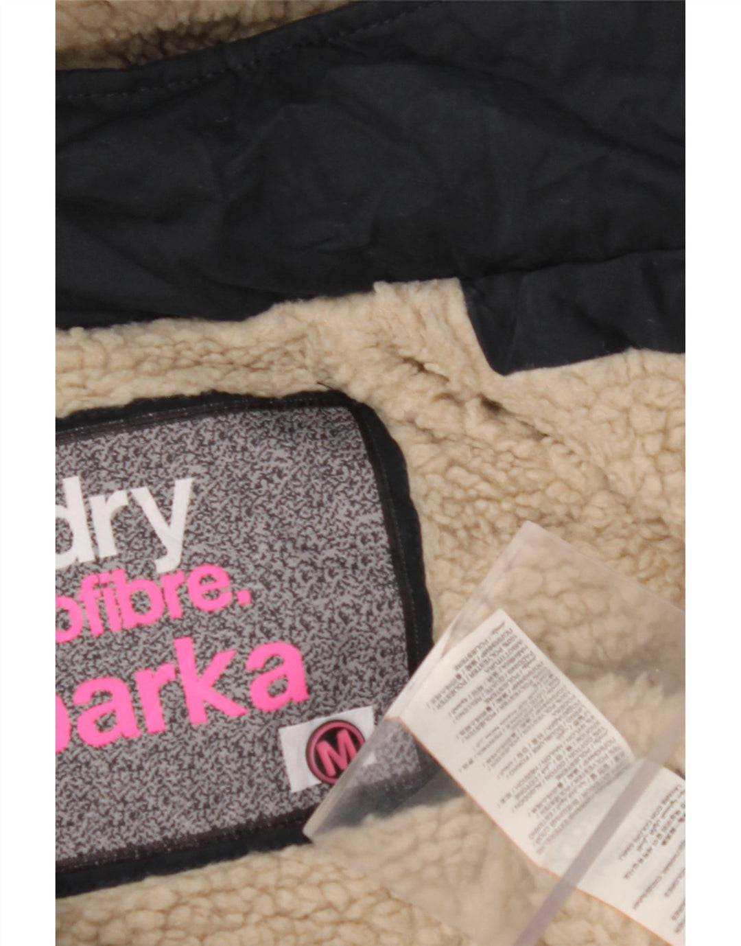 SUPERDRY Grafische Windjacke für Damen, UK 14, Mittelmarineblau