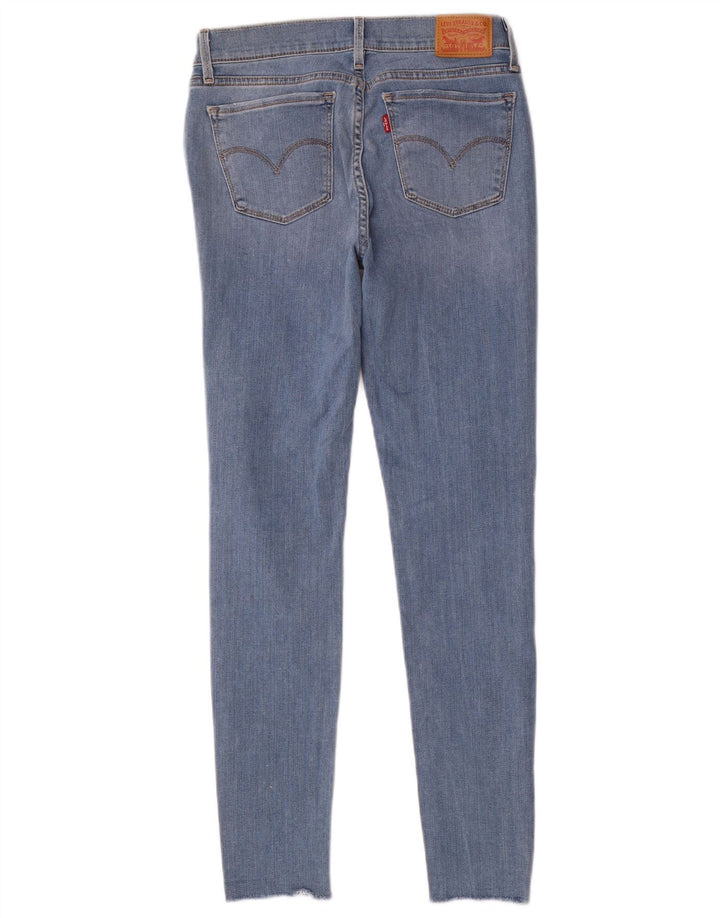 Levi's Damen 710 Super Skinny Jeans W28 L28 Blau