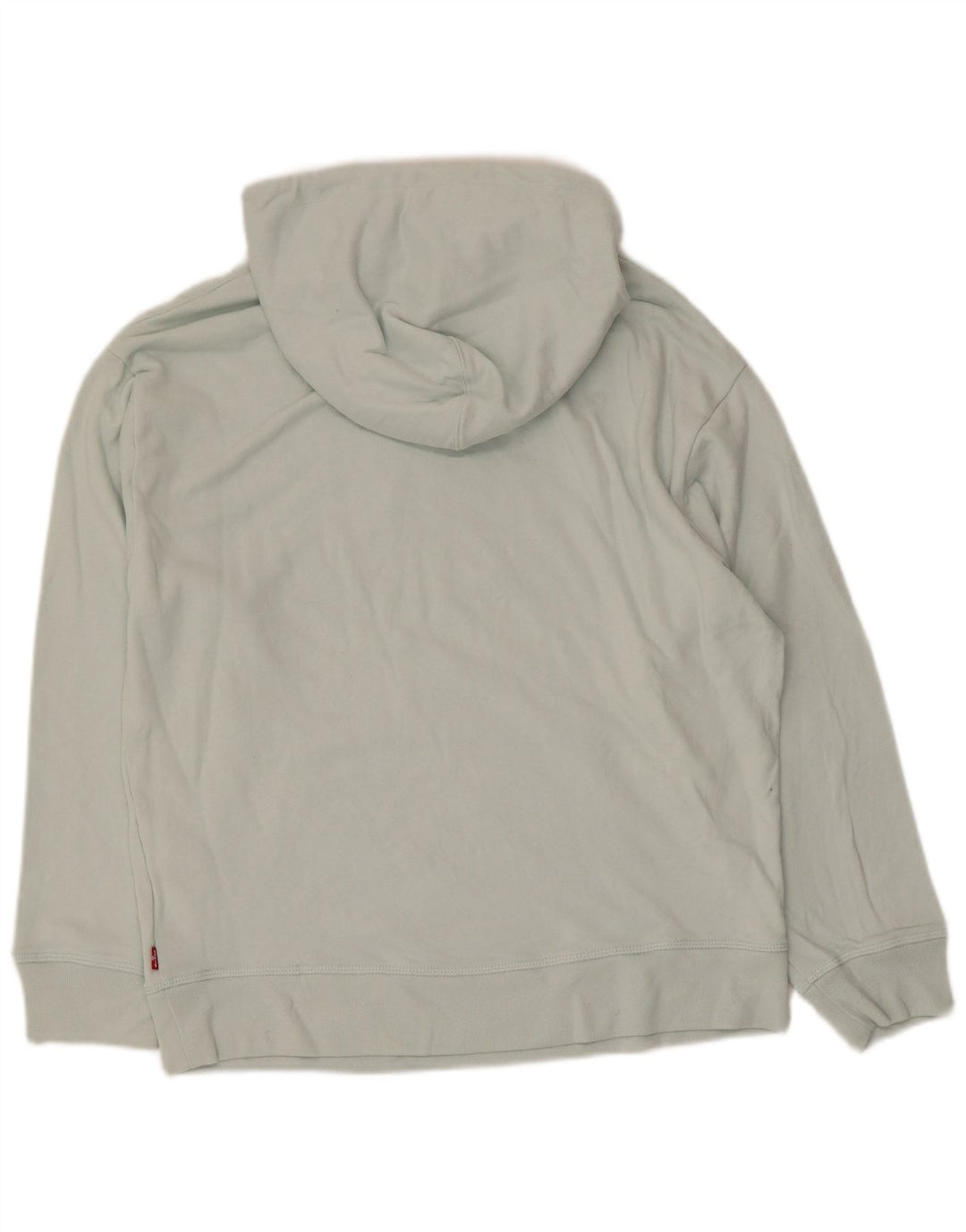 Levi's Damen-Kapuzenpullover mit Grafik, UK 14, mittelblaue Baumwolle