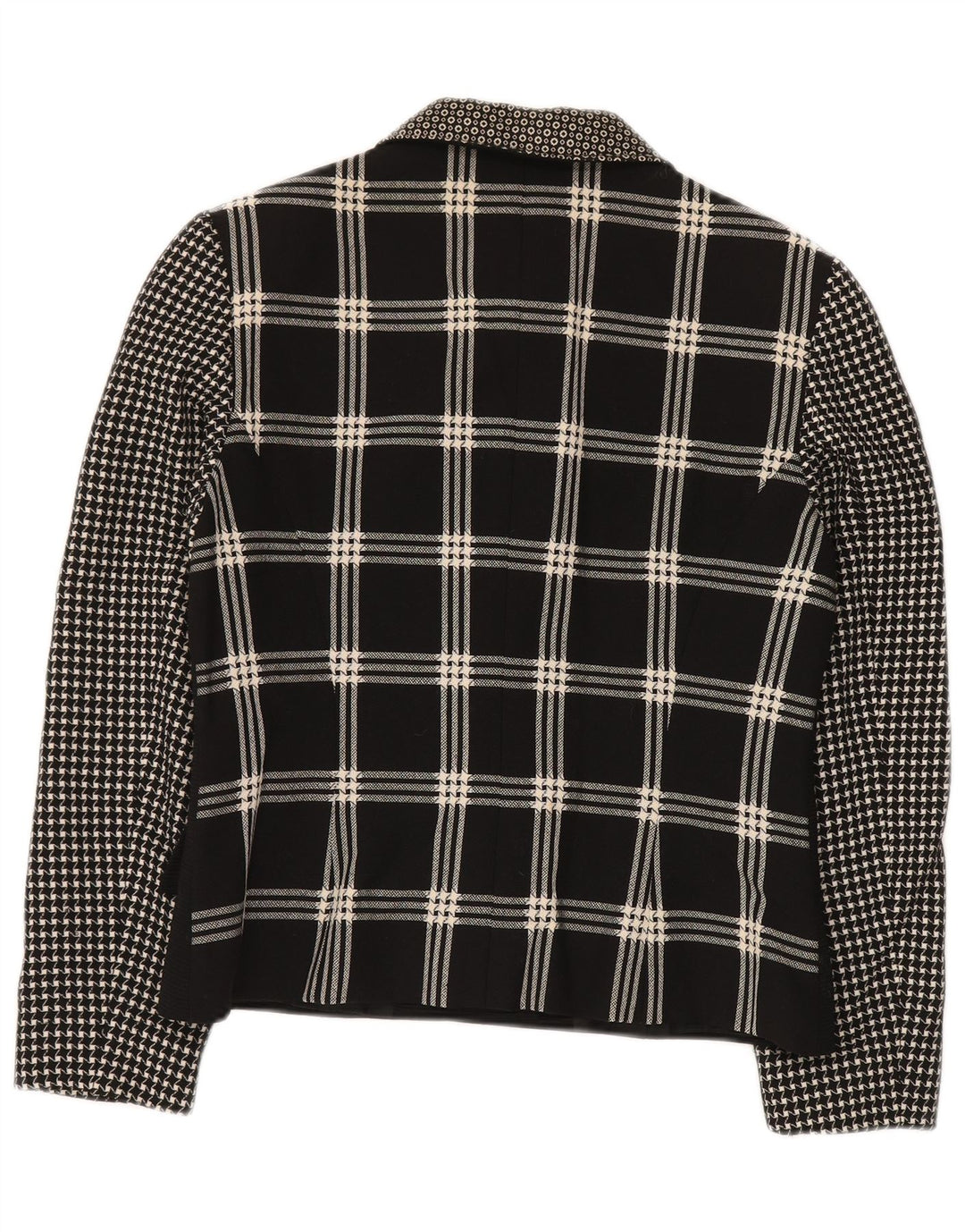 GENNY Damen-Blazerjacke mit 6 Knöpfen, UK 14, Mittelschwarz, Patchwork