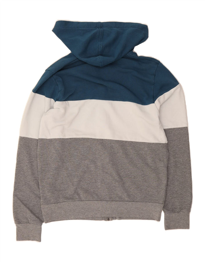 HUMMEL Womens Zip Hoodie Sweater UK 16 Large Multicoloured Colourblock Vintage Hummel and Second-Hand Hummel from Messina Hembry 