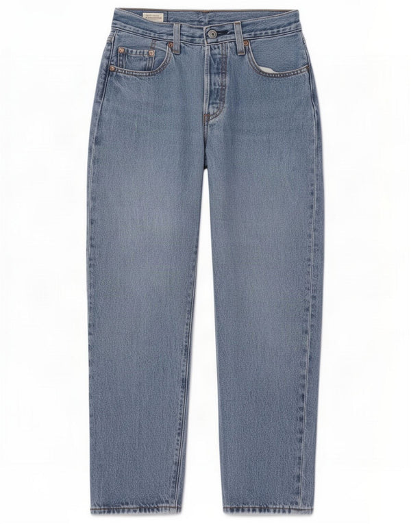 Levi's Damen 501 Straight Jeans W26 L27 Blau
