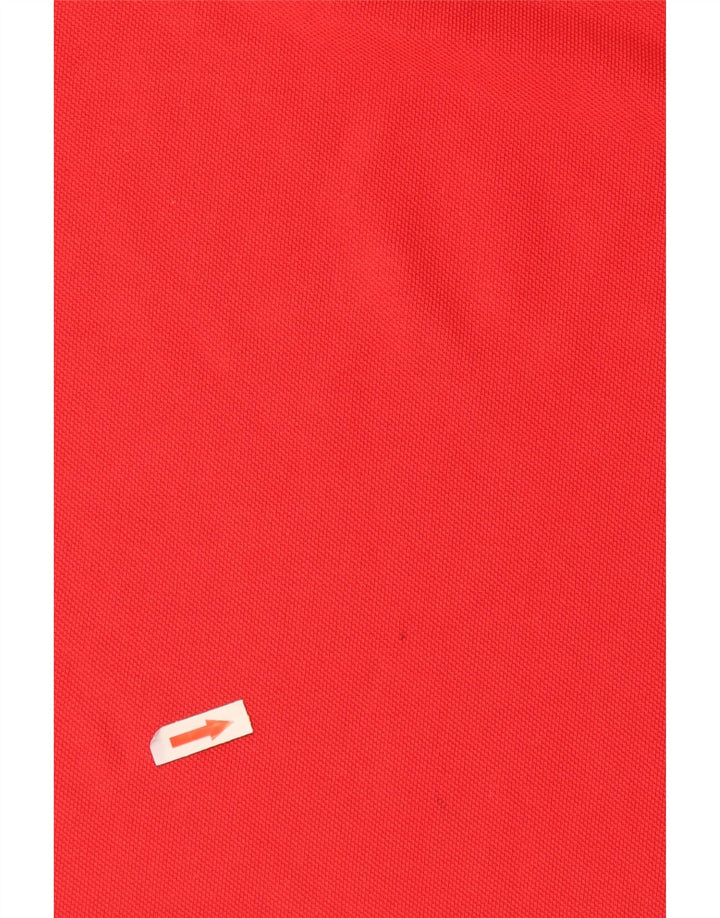 Lyle & Scott Herren-Poloshirt aus mittelroter Baumwolle