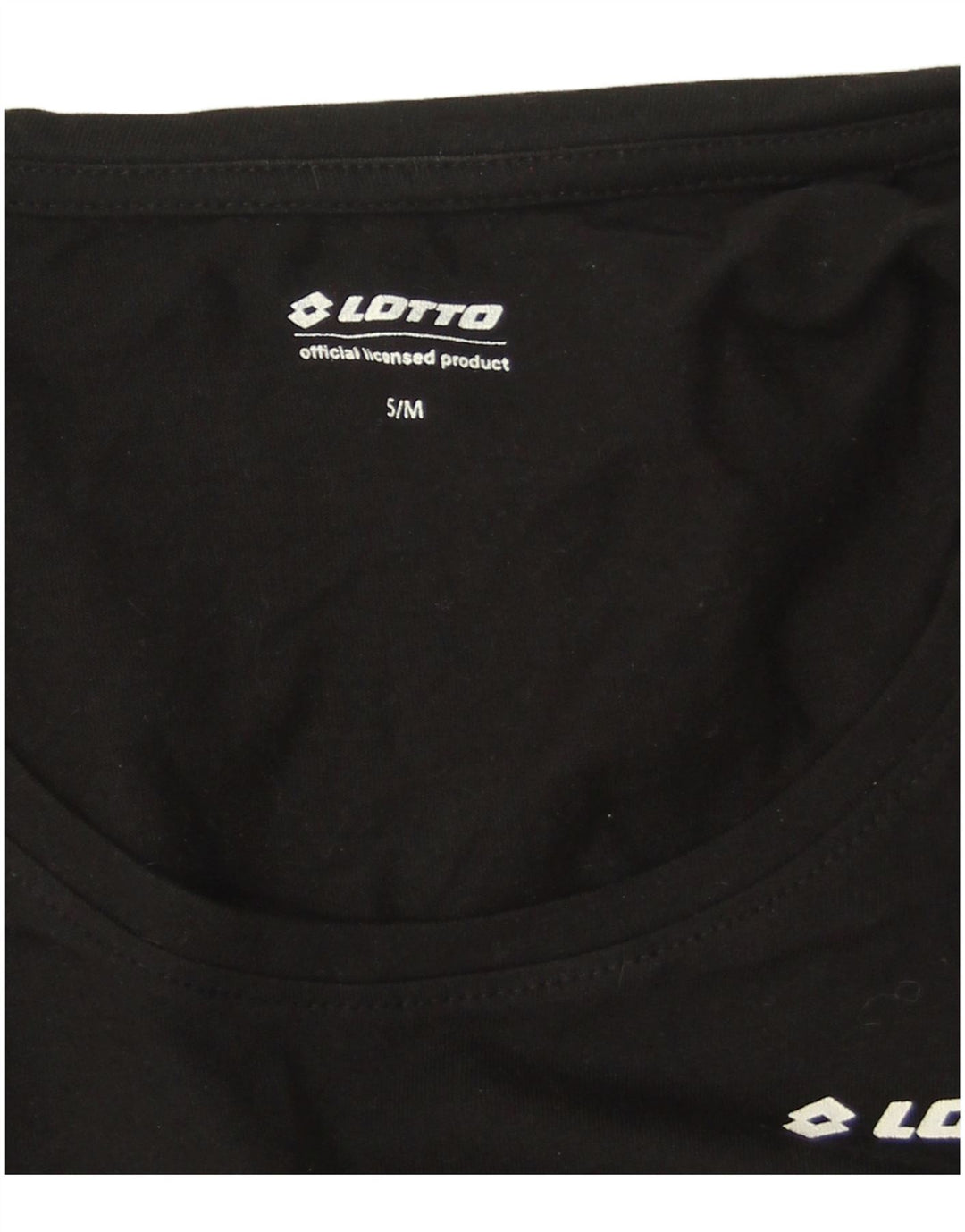 Lotto Damen-Oversize-Oberteil, langärmelig, UK 10, Größe S, Schwarz, Baumwolle