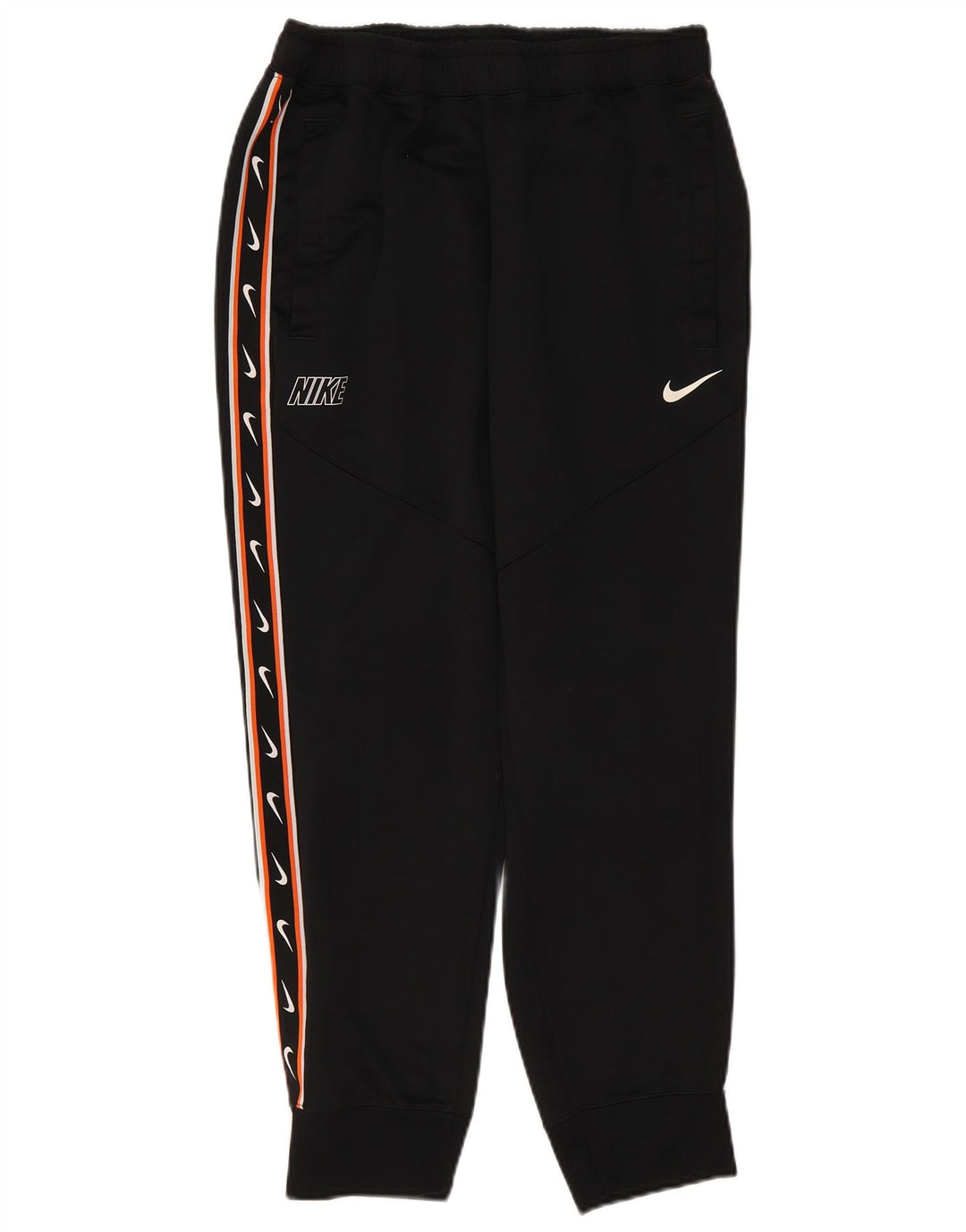 Nike Damen-Trainingshose mit Grafik, Jogginghose, Größe 40, Größe L, Schwarz, Polyester