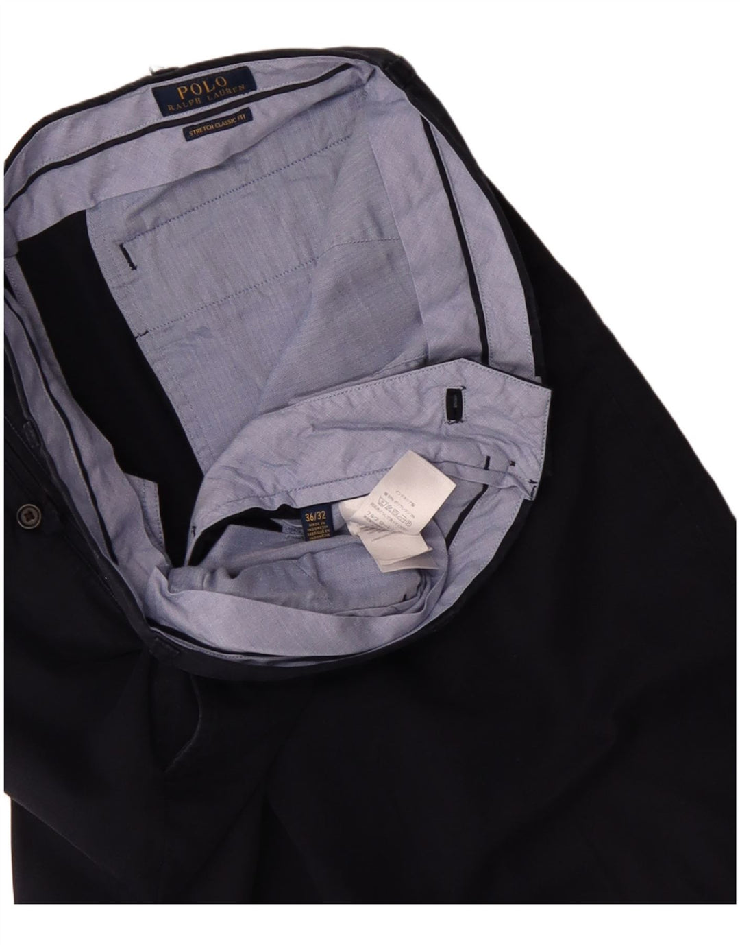 POLO RALPH LAUREN Herren-Chinohose mit klassischer Passform, W36 L32, Marineblau