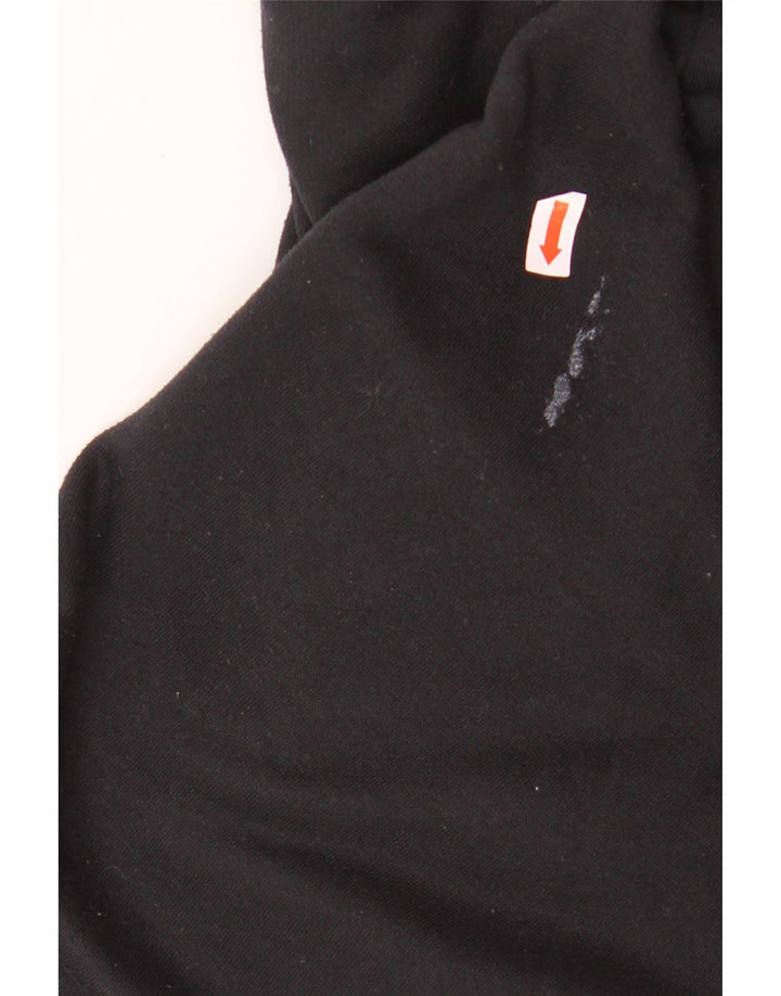 NIKE Mens Dri Fit Zip Hoodie Sweater XL Black Polyester