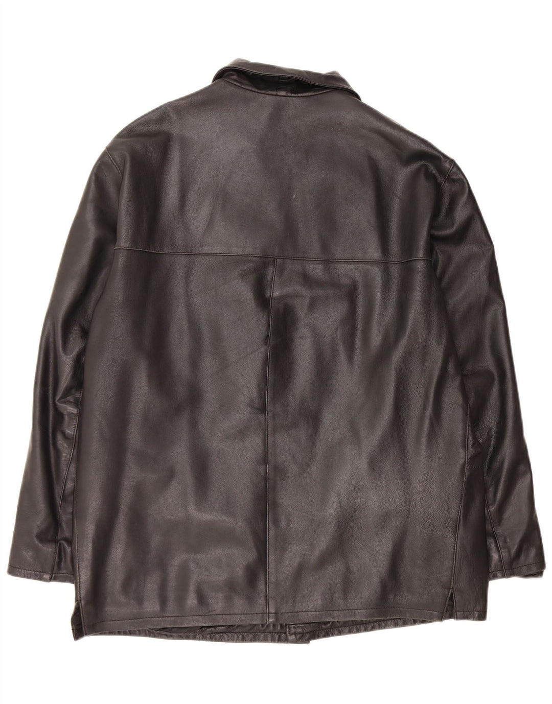 Vintage Herren Lederjacke UK 42 XL Schwarzes Leder
