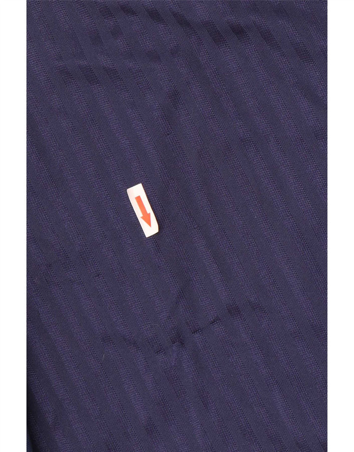 Lotto Herren-T-Shirt-Oberteil, mittleres Marineblau, Farbblock-Polyester