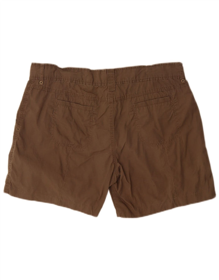 Marks & Spencer Damen Cargoshorts UK 16 Large W34 Khaki Baumwolle