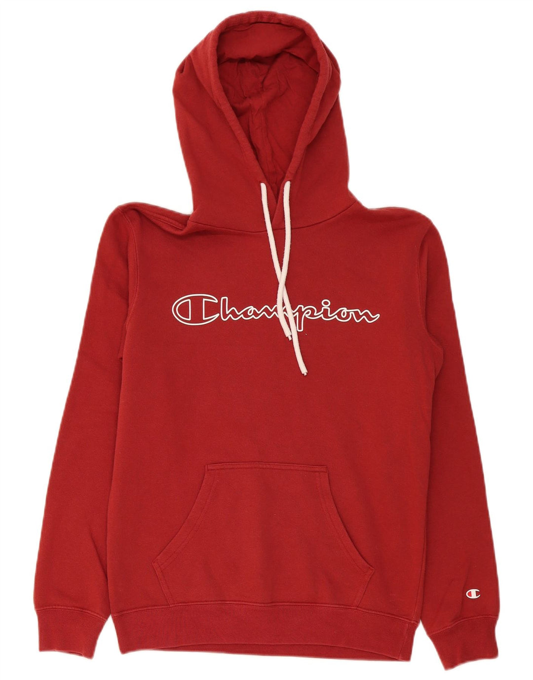 Champion Herren-Kapuzenpullover mit Grafik, Größe S, Rot