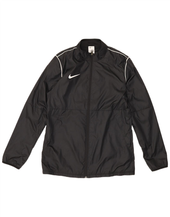 Nike Herren-Trainingsanzug-Oberjacke, Mittelschwarzes Polyester
