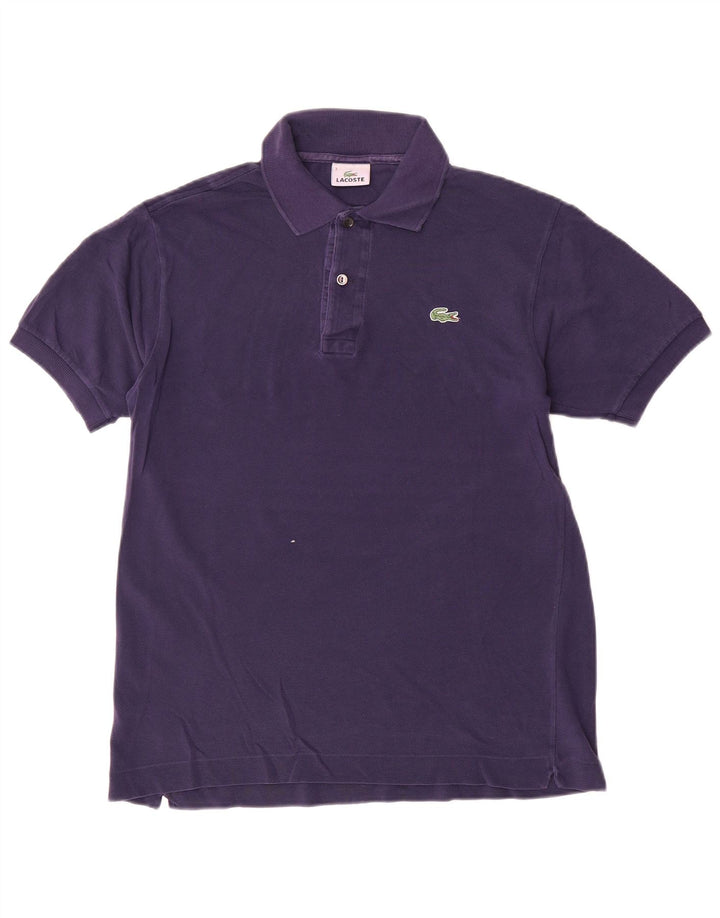Lacoste Herren-Poloshirt, Größe 3, klein, marineblaue Baumwolle