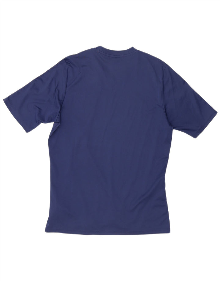 Adidas Herren T-Shirt Top Large Marineblau Polyester