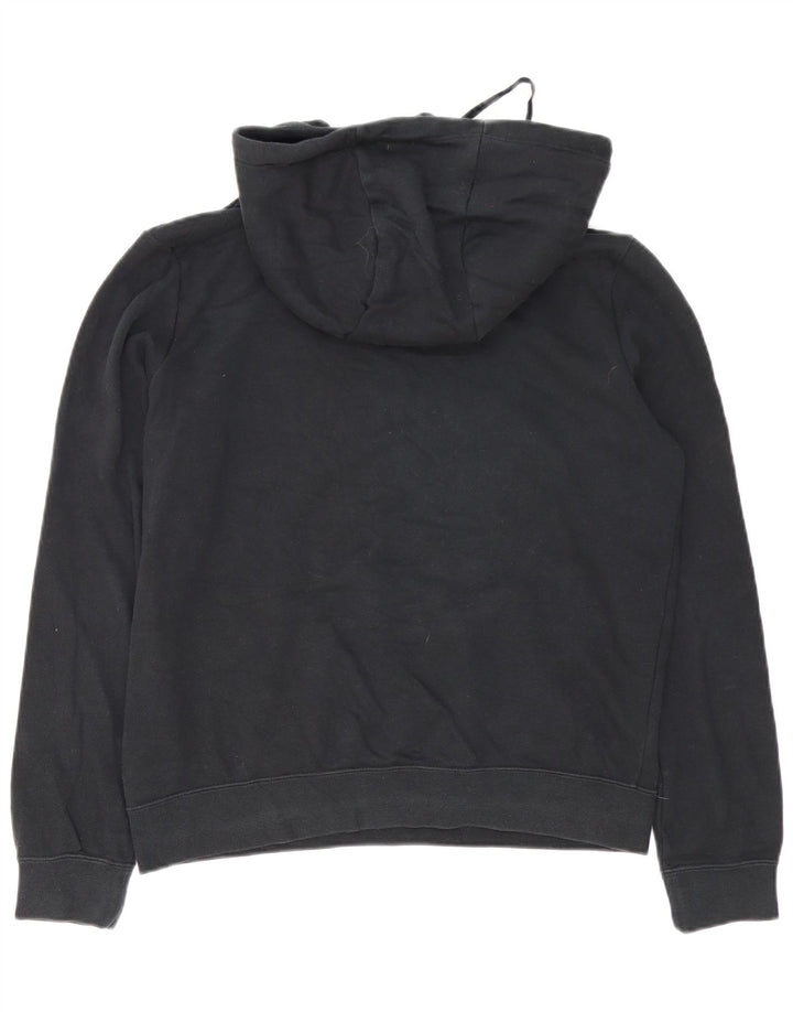 Nike Herren-Hoodie-Pullover aus mittelschwarzer Baumwolle