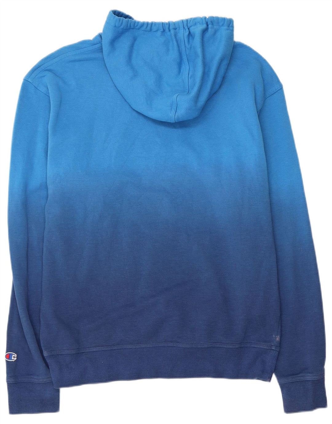 CHAMPION Herren-Kapuzenpullover aus mittelblauer Colourblock-Baumwolle