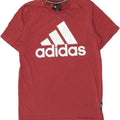 ADIDAS Mens Graphic T-Shirt Top Small Red Cotton | Vintage Adidas | Thrift | Second-Hand Adidas | Used Clothing | Messina Hembry 