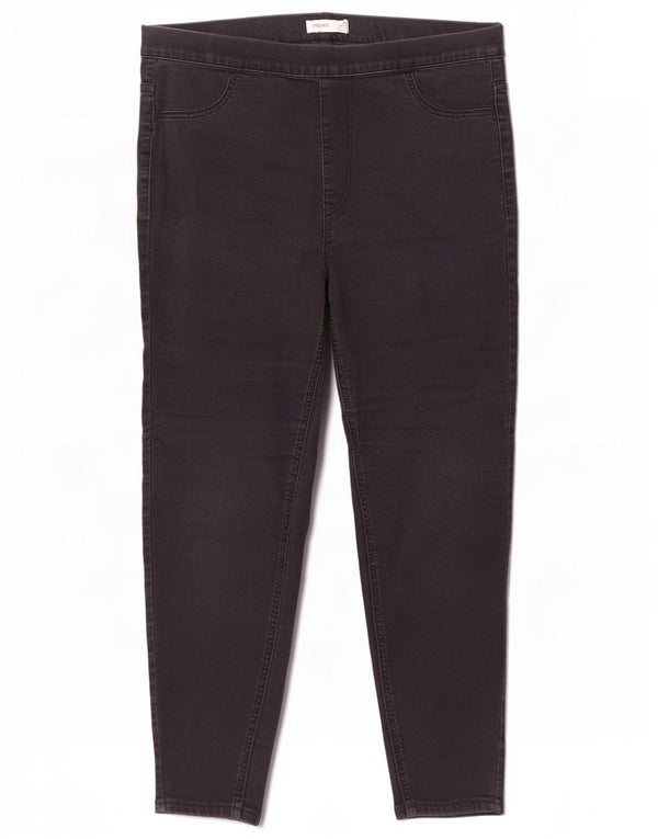 Marks & Spencer Womens Jegging Jeans UK 16 Large W34 L32 Black Cotton