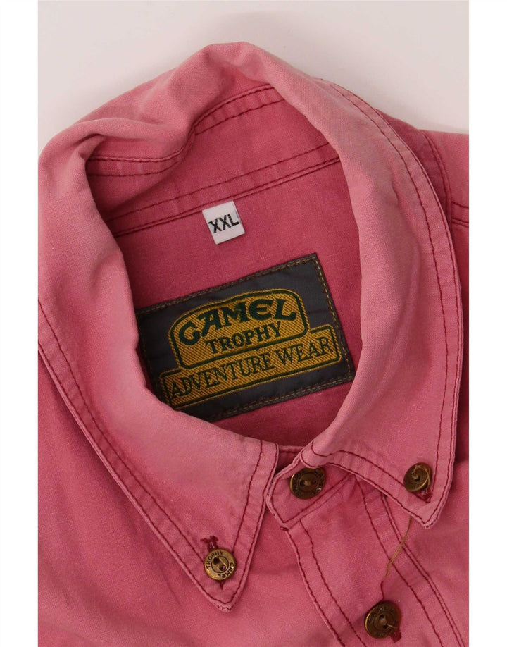 Camel Active Herren Kurzarmhemd 2XL Rosa