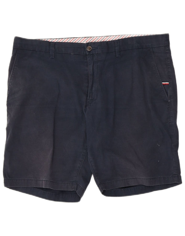 Tommy Hilfiger Herren Chino Shorts W38 XL Marineblau Baumwolle
