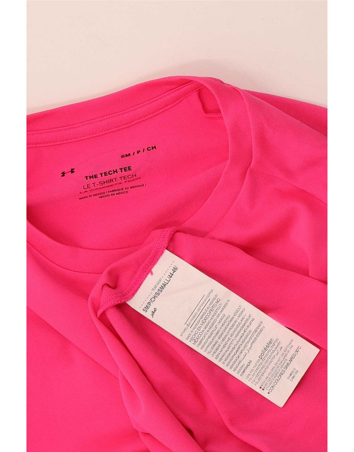 Under Armour Herren T-Shirt Top Small Rosa Polyester