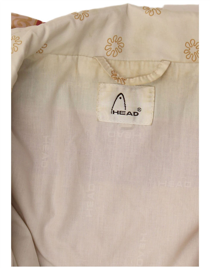 HEAD Damen Bomberjacke UK 20 2XL Weiß geblümt