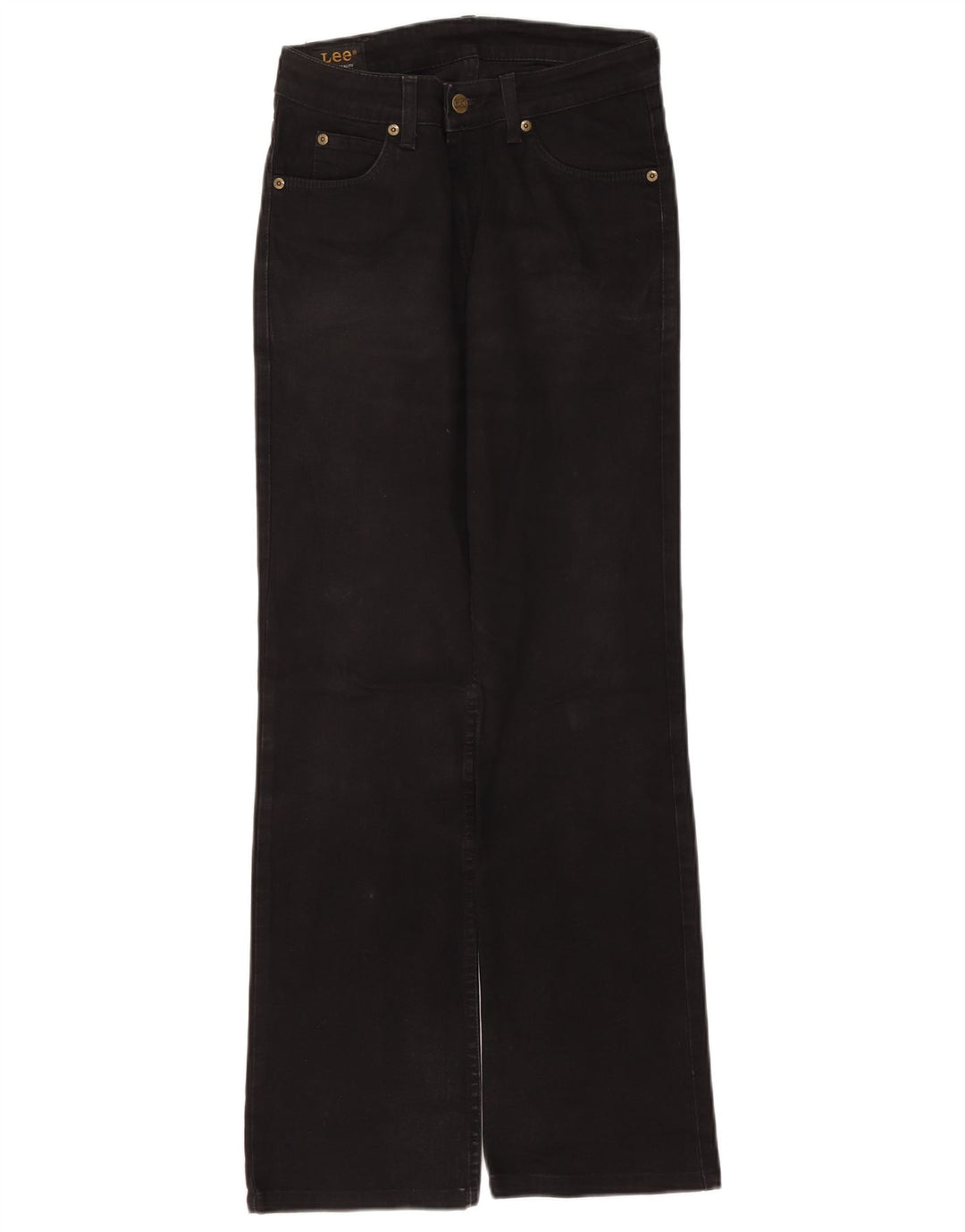 Lee Damen Cameron Bootcut Jeans W28 L33 Graue Baumwolle