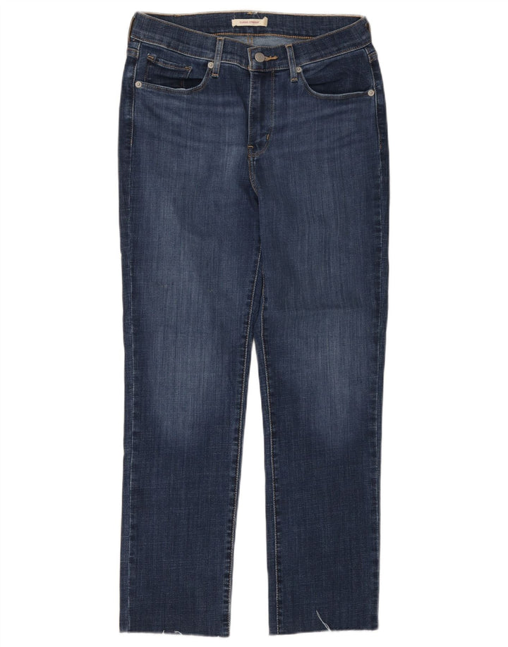 LEVI'S Damen-Jeans mit klassischer Passform, gerade Passform, US 6, Mittel, W28, L27, blaue Baumwolle