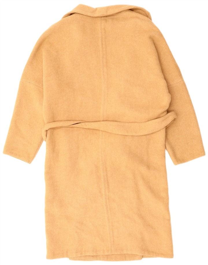 BENETTON Offener Damenmantel UK 18 XL Braunes Polyester
