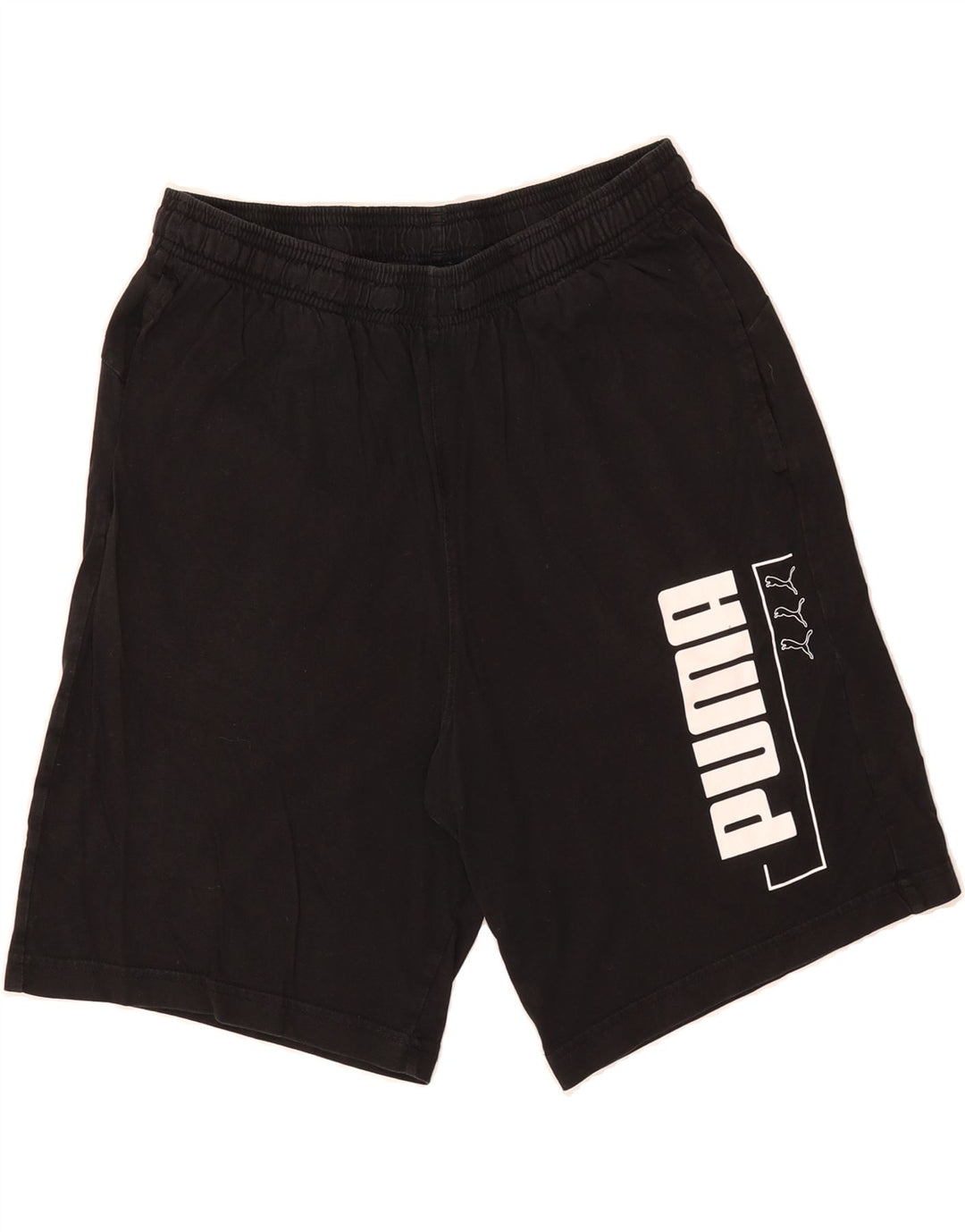 PUMA Mens Graphic Sport Shorts Large Black Vintage Puma and Second-Hand Puma from Messina Hembry 