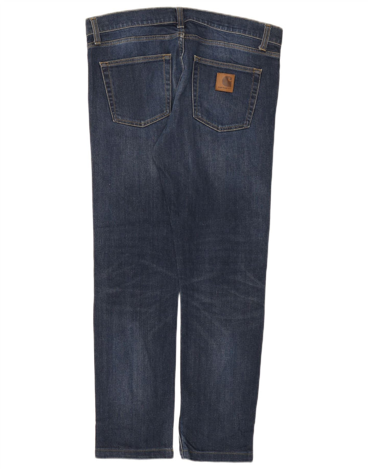 Carhartt Herren Slim Jeans W32 L29 Marineblau Baumwolle